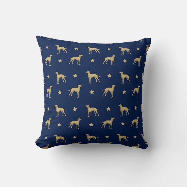 ITALIAN GREYHOUND THROW PILLOW (Front)