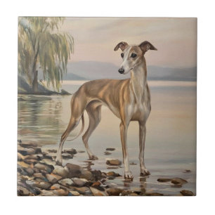 Italian Greyhound Tile