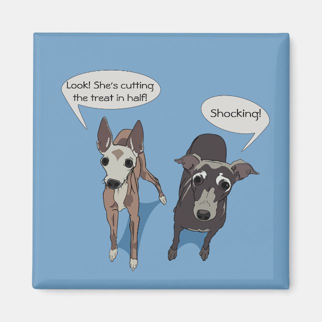 Italian Greyhound 'Treat' Magnet (Front)
