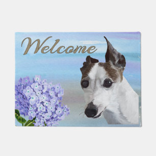 Italian Greyhound Welcome  Doormat