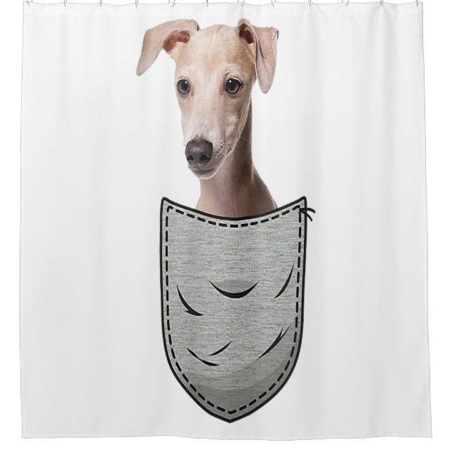 Italian Greyhound Whippet Chest Pocket For Dog Own (Front)