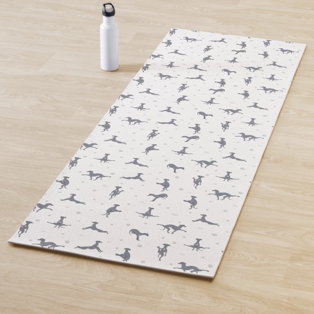 Italian Greyhound yoga pose Mat (In Situ)