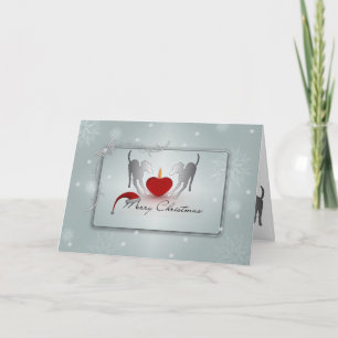 Italian Greyhound's Merry Christmas Card