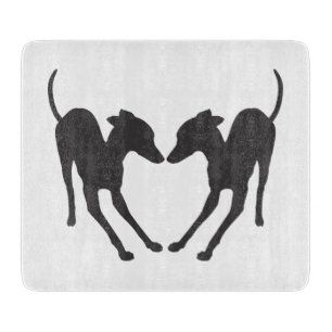 Italian Greyhounds Playful IGs Cutting Board
