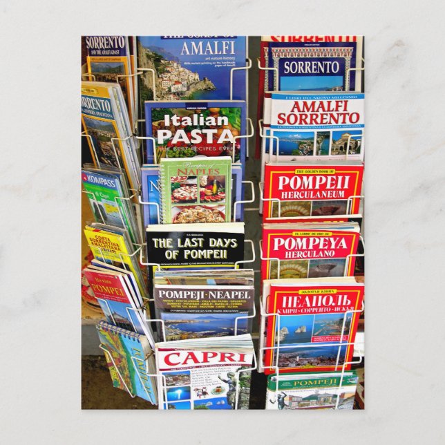 Italian Guidebooks Postcard (Front)