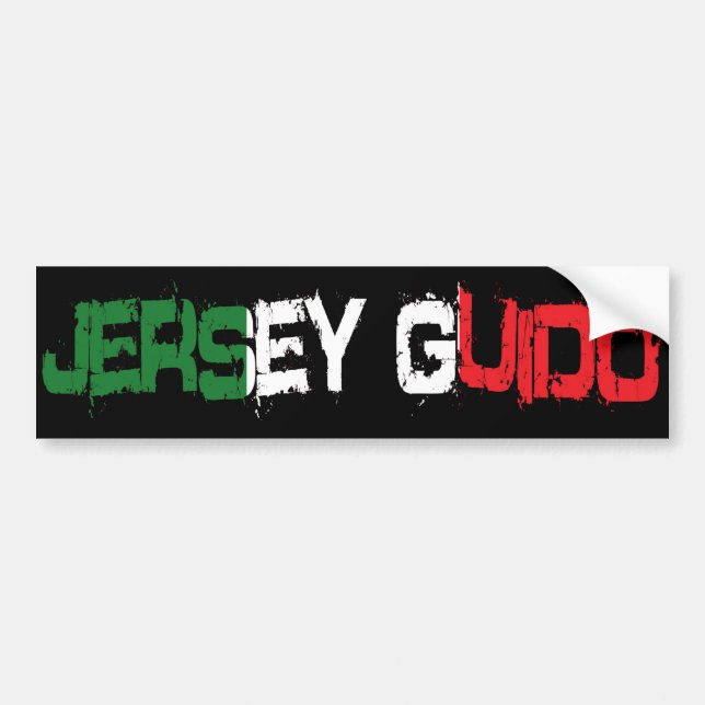 Italian Guido Bumper Sticker (Front)