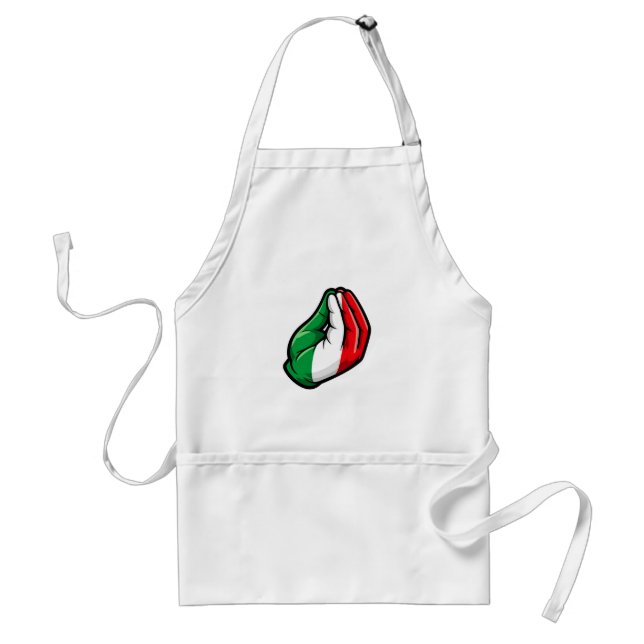 Italian Hand Gesture Apron (Front)