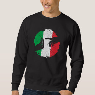 Italian Hand Gesture Michelangelo Italy Hand Gestu Sweatshirt