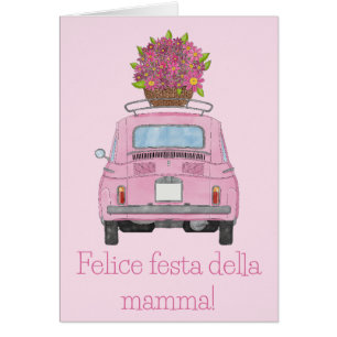 italian Happy Mother’s Day Fiat 500