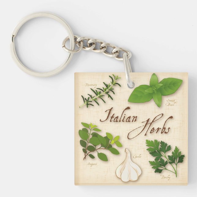 Italian Herbs, basil, origan, parsley, garlic (Devant)