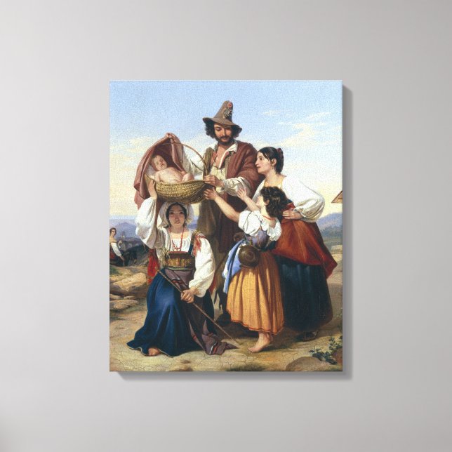 Italian Herdsman, 1835 Canvas Print (Front)