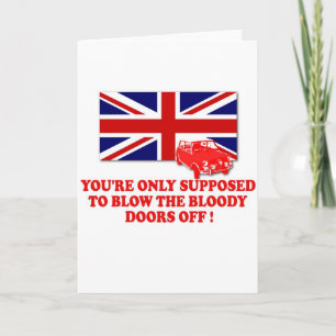 Italian Job Union Jack shirts Card
