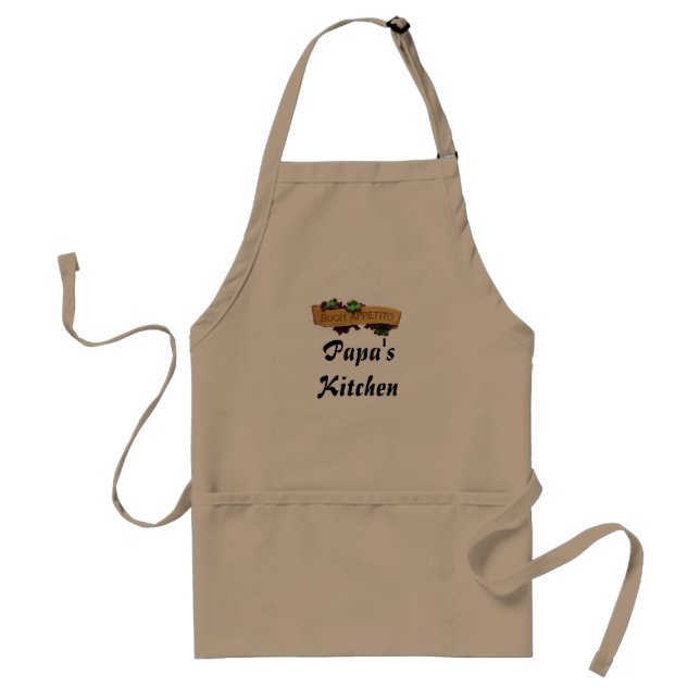 Italian Kitchen Apron-Add Your Own Text Standard Apron (Front)