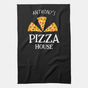 Italian kitchen custom name pizza house pizzeria towel
