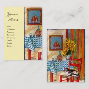 ITALIAN KITCHEN IN FLORENCE BUSINESS CARD
