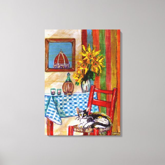 ITALIAN KITCHEN IN FLORENCE CANVAS PRINT (Front)