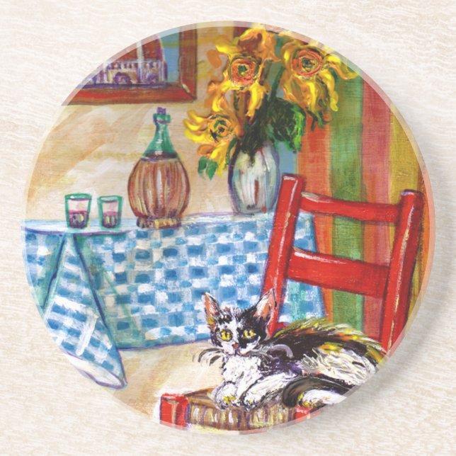 ITALIAN KITCHEN IN FLORENCE COASTER (Front)
