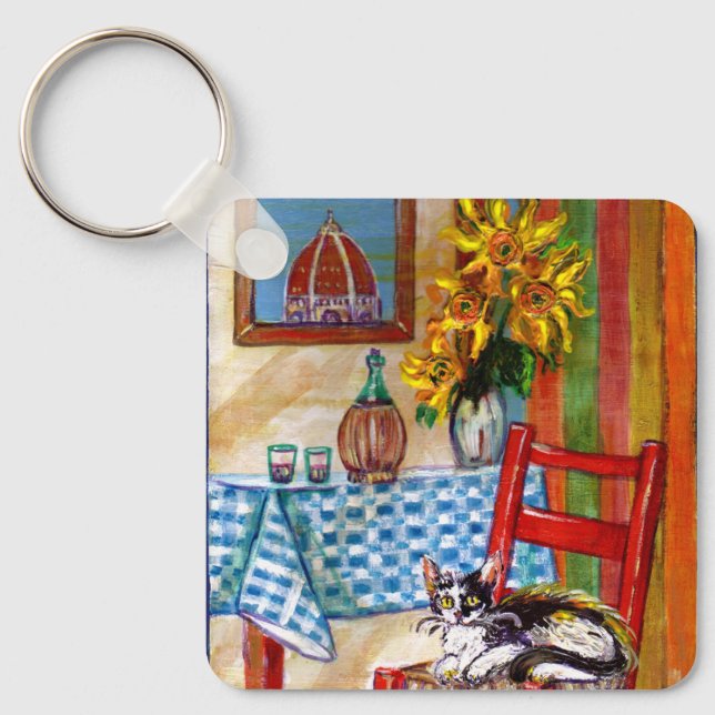 ITALIAN KITCHEN IN FLORENCE KEYCHAIN (Front)