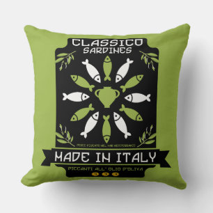 Italian Kitchen Throw Pillow