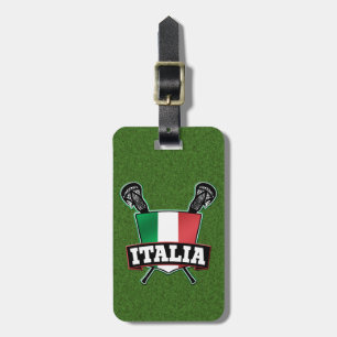 Italian Lacrosse Luggage Tag Template