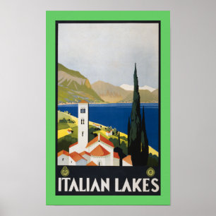 Italian Lakes Poster