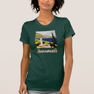 Italian Lakes Vintage Travel Italy T-Shirt