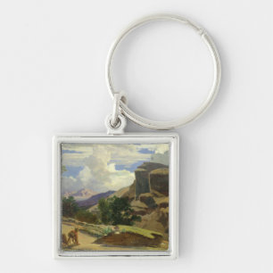 Italian Landscape Keychain