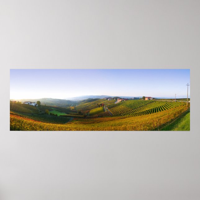 Italian Langhe hills poster (Front)