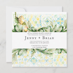 Italian Lemon Grove   Boho Botanical Wedding