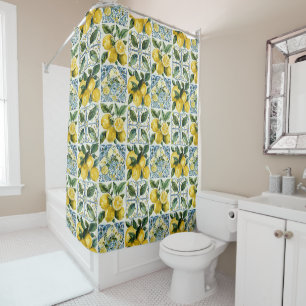 Italian Lemons and Tiles La Dolce Vita Pattern