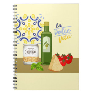 Italian Life Market Notebook