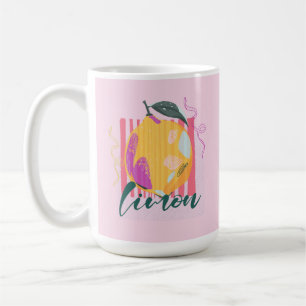 Italian Limon Lemon Pink Coffee Mug