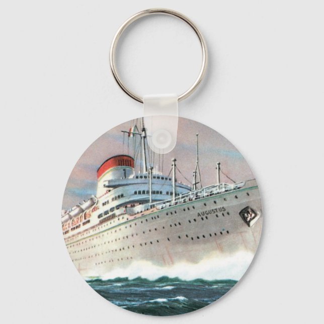 Italian Line's Augustus Keychain (Front)