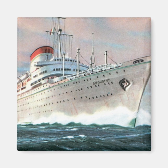 Italian Line's Augustus Magnet (Front)