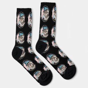Italian Luxury Cat: Ombre Socks
