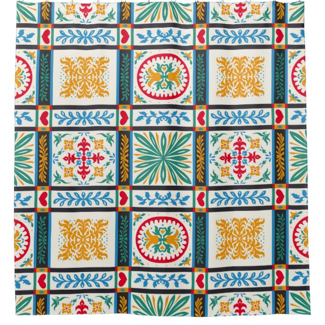 Italian Majolica Embroidery: Mediterranean Floral  (Front)