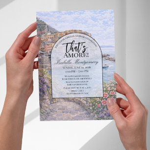 Italian Manarola That’s Amore Bridal Shower Invitation