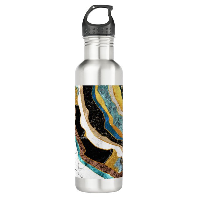 italian marble 710 ml water bottle (Front)