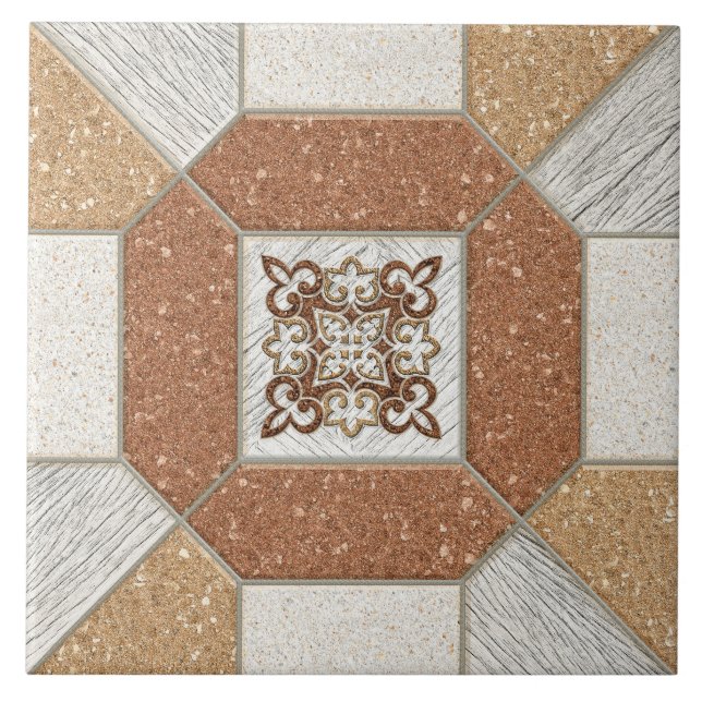 Italian Marble Stone Earthy tones  Tile (Front)