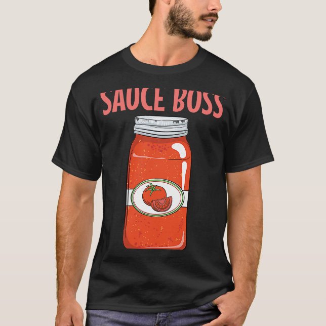Italian Marinara Spaghetti Sauce Boss T-Shirt (Front)