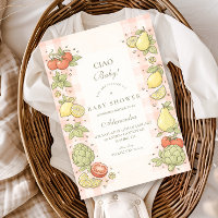 Italian Market Produce Baby Shower