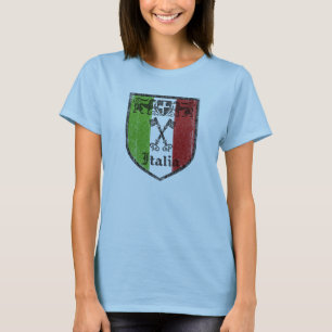 Italian Medieval Crest Womens Top Shirt