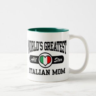Italian Mom Two-Tone Coffee Mug