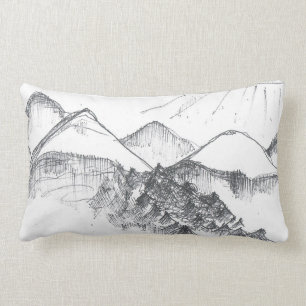 Italian Mountains Lumbar Pillow