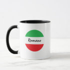 Italian Name with Tricolore Flag of Italy Monogram