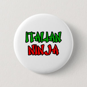 Italian Ninja 2 Inch Round Button