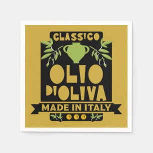 Italian Olive Oil Cooking Napkin