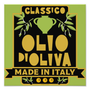  Italian Olive Oil Wall Art