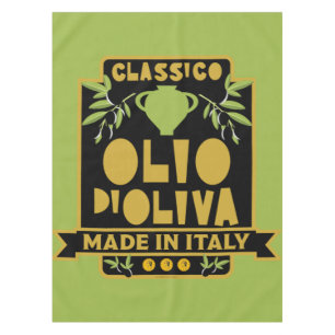 Italian Olive Oil Wall Art Tablecloth