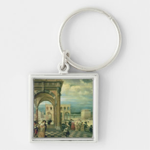 Italian Palace, 1623 Keychain
